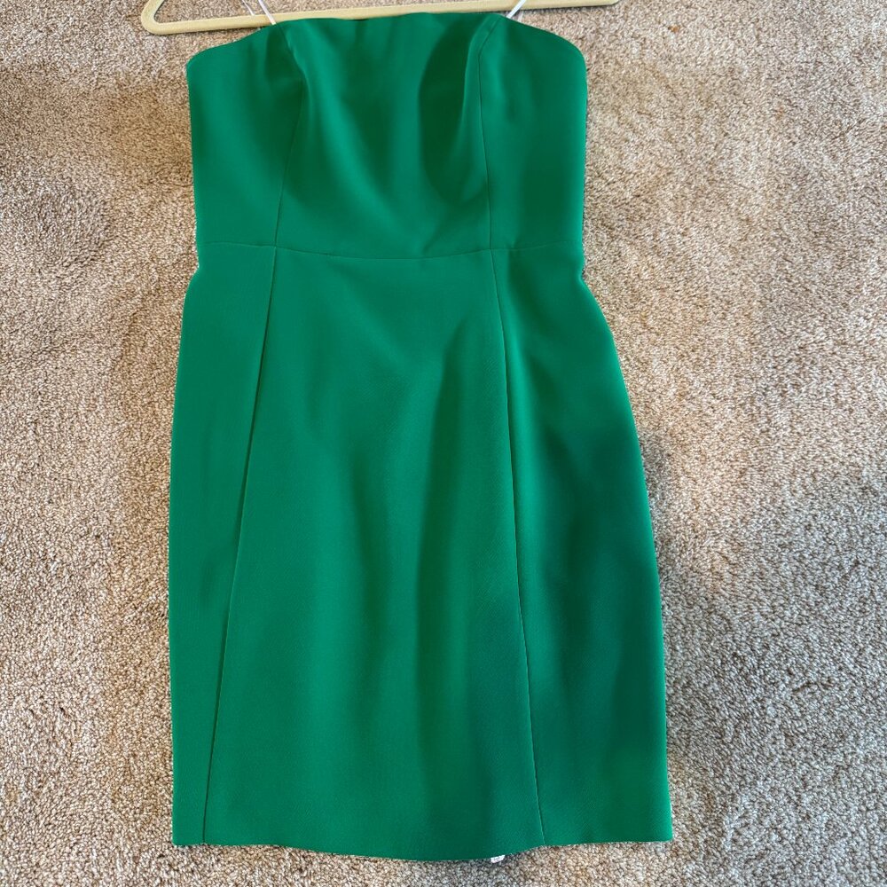 Amanda Uprichard Kelley Green Sleeveless Dress
